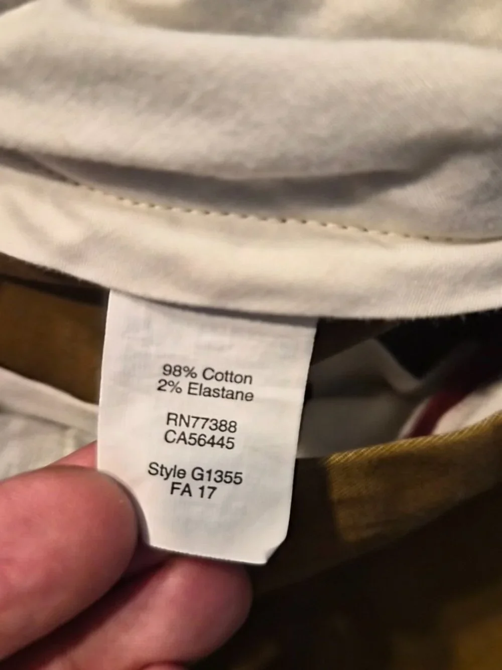 Flex By J Crew Mens Chino Pants Brown Size 31x31 Hemmed Khaki Stretch G486